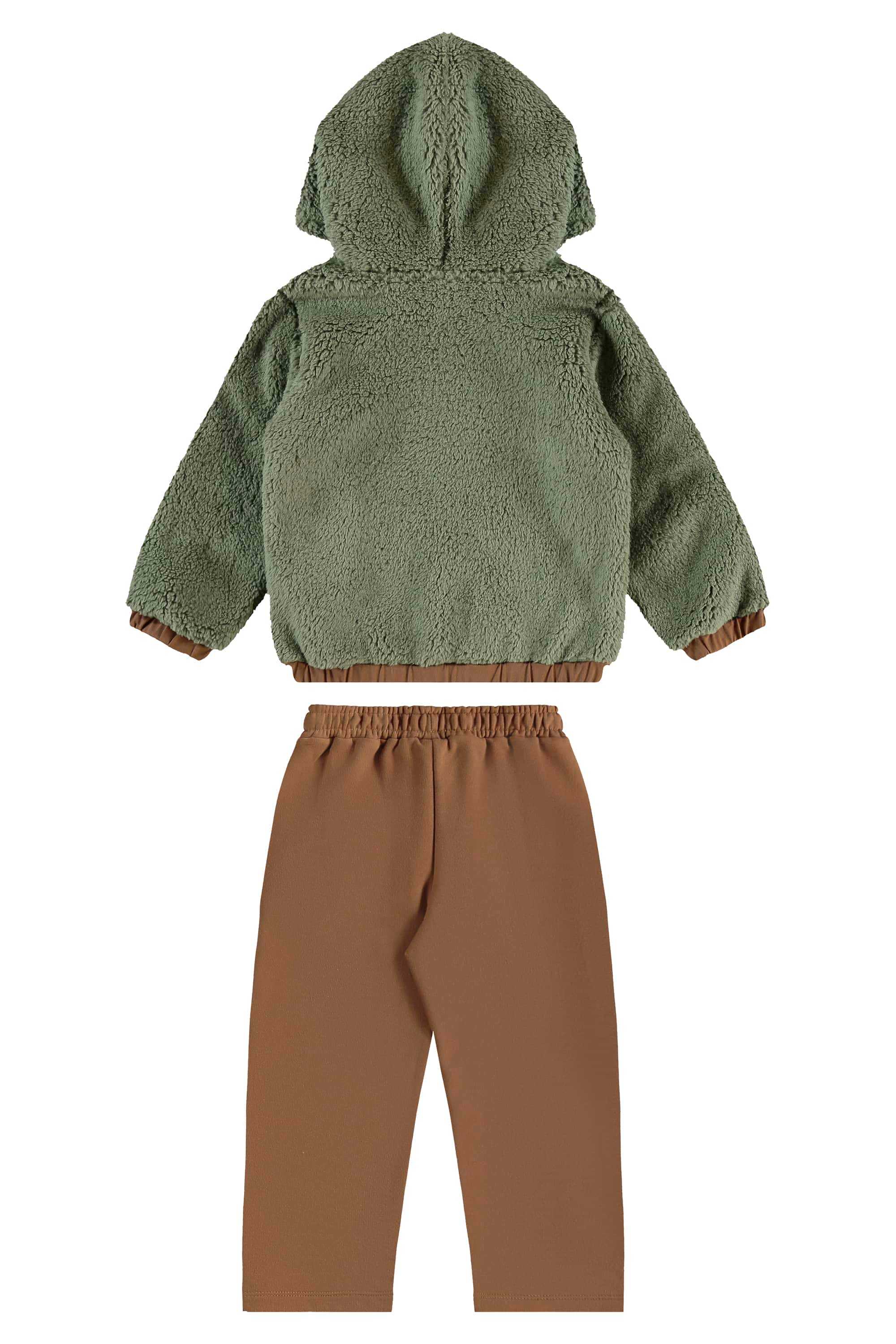 Conjunto Vegetais Infantil Masculino com Blusão e Calça (Verde) Três e Já - Imagem 46
